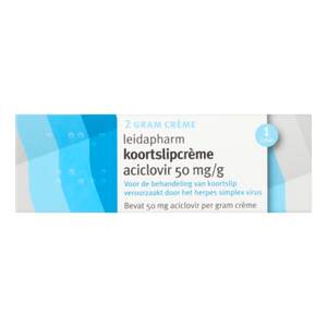 Leidapharm Koortslipcreme Aciclovir 50 mg/g 1 Tube 2 g bij Jumbo