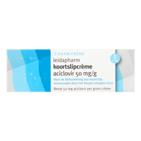Leidapharm Koortslipcreme Aciclovir 50 mg/g 1 Tube 2 g bij Jumbo - thumbnail