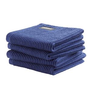 DDDDD Vaatdoek Basic Clean 30x30cm - classic blue - set van 4