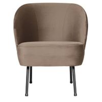 BePureHome Vogue Fauteuil - Fluweel Khaki