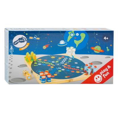 Small Foot houten ludospel ruimtevaart