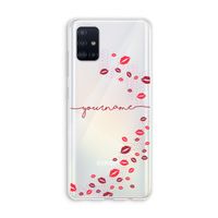 Kusjes: Galaxy A51 4G Transparant Hoesje Kusjes: Galaxy A51 4G Transparant Hoesje