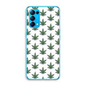 Weed: Oppo Find X3 Lite Transparant Hoesje