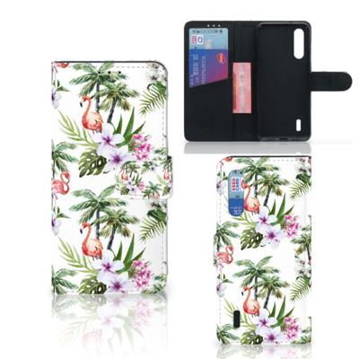 Xiaomi Mi 9 Lite | Telefoonhoesje | Met pasjeshouder | Flamingo Palms