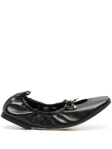 Scarosso ballerines Margot en cuir - Noir