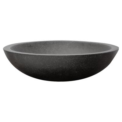 Differnz Puur waskom terrazzo | zwart | Ø 45 x 12.5 cm