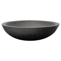 Differnz Puur waskom terrazzo | zwart | Ø 45 x 12.5 cm