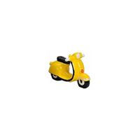 Spaarpot scooter geel 20 cm - Spaarpotten - thumbnail