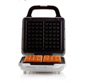 Domo DO9222W wafelijzer 2 wafel(s) 900 W Zwart, Wit