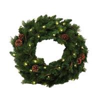 Northern kunstkerstkrans led dia. 75 cm kerstversiering kerstboom - Holiday tree