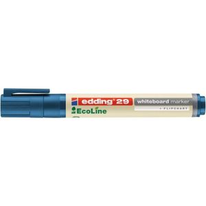 Edding 29 EcoLine markeerstift 1 stuk(s) Beitelvormige punt Blauw