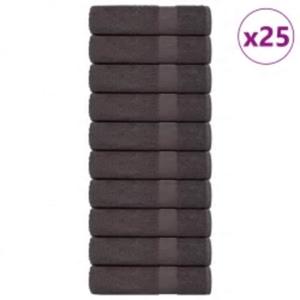 VidaXL Douchehanddoeken 50 st 70x140 cm 360 g/m² 100% katoen antraciet