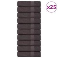 VidaXL Douchehanddoeken 50 st 70x140 cm 360 g/m² 100% katoen antraciet