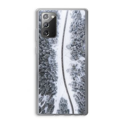 Snøfall: Samsung Galaxy Note 20 / Note 20 5G Transparant Hoesje