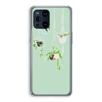 Hang In There: Oppo Find X3 Pro Transparant Hoesje