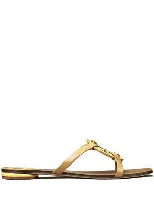 Tory Burch claquettes Geo - Tons neutres