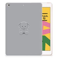 Apple iPad 10.2 | iPad 10.2 (2020) | 10.2 (2021) Tablet Back Cover Grijs Baby Olifant - thumbnail