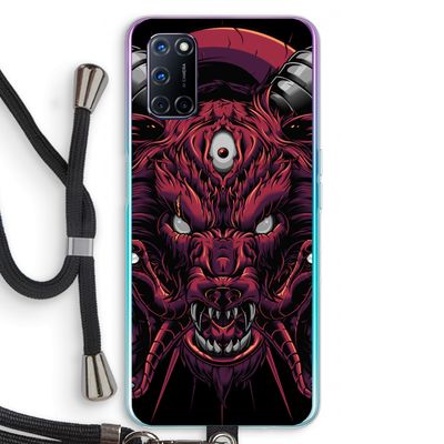 Hell Hound and Serpents: Oppo A92 Transparant Hoesje met koord