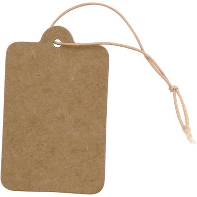 Creativ Company Labels, afm 25x40 mm, lichtbruin, 100 stuk/ 1 doos