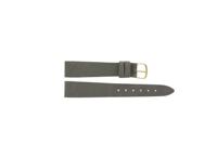 Horlogeband Universeel 1030756.17 Leder Grijs 17mm