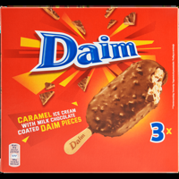 Daim Caramel Ice Cream with Milk Chocolate Coated Daim Pieces 3 Stuks bij Jumbo