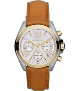 Horlogeband Michael Kors MK2301 Leder Bruin 18mm