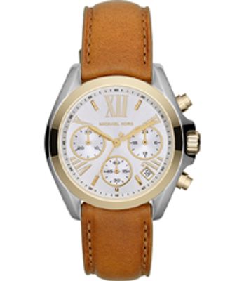 Horlogeband Michael Kors MK2301 Leder Bruin 18mm