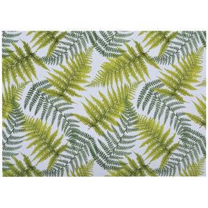 Papieren placemats Varenblad/jungle thema 20x stuks