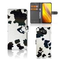 Xiaomi Poco X3 | Poco X3 Pro | Telefoonhoesje | Met pasjeshouder | Koeienvlekken