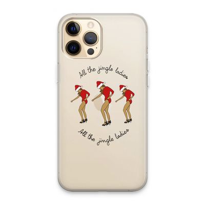 Jingle Ladies: iPhone 13 Pro Max Transparant Hoesje