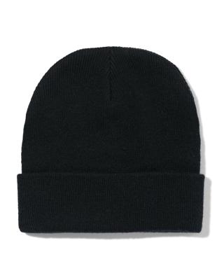 HEMA Heren Muts Beanie Zwart (zwart)