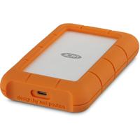 LaCie Rugged USB-C externe harde schijf 4000 GB Oranje, Zilver - thumbnail