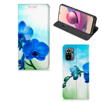 Xiaomi Redmi Note 10 4G | 10S | Poco M5s Smart Cover Orchidee Blauw - Cadeau voor je Moeder