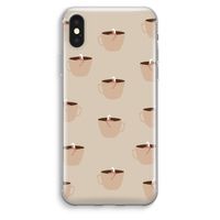 Morning coffee: iPhone XS Max Transparant Hoesje Morning coffee: iPhone XS Max Transparant Hoesje