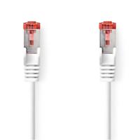 Nedis CAT6 Netwerkkabel | RJ45 Male | RJ45 Male | S/FTP | 10.0 m | Rond | LSZH | Wit | Label - CCGL85221WT100