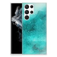 Smartphone hoesje Samsung Galaxy S22 Ultra Painting Blue