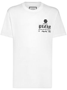 Philipp Plein t-shirt en coton à logo imprimé - Blanc