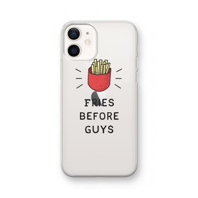 Fries before guys: iPhone 12 Transparant Hoesje