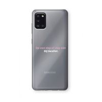 gij beslist: Samsung Galaxy A31 Transparant Hoesje