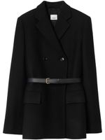 Burberry Blazer met dubbele rij knopen - Zwart - thumbnail