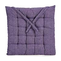 Stoelkussen Decorama - binnen/buiten - paars - 40 x 40 x 5cm - polyester Stoelkussen Decorama - binnen/buiten - paars - 40 x 40 x 5cm - polyester