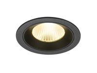 SLV InbouwspotNuminos L zwart 3000K - 40gr - 1009777
