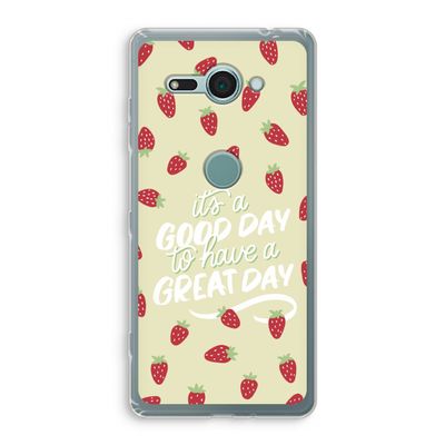 Don't forget to have a great day: Sony Xperia XZ2 Compact Transparant Hoesje