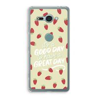 Don't forget to have a great day: Sony Xperia XZ2 Compact Transparant Hoesje