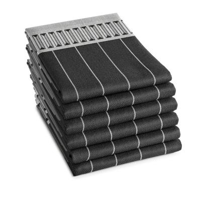 6x DDDDD theedoek jules 60x65 cm antraciet 6x DDDDD theedoek jules 60x65 cm antraciet