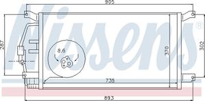 Condensator, airconditioning 94797