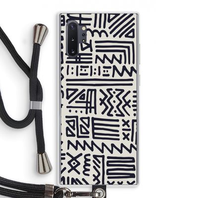 Marrakech print: Samsung Galaxy Note 10 Plus Transparant Hoesje met koord