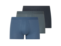 esmara Men 3 Heren boxers (marineblauw/middelblauw/lichtblauw, L)