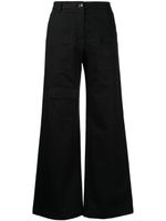 Vivetta pantalon ample en coton à poches cargo - Noir