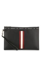 Bally pochette zippée à bande logo - Noir